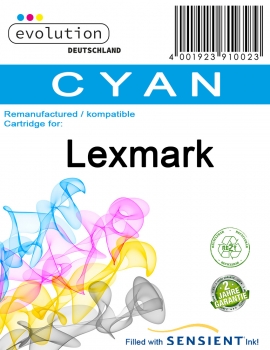 komp. zu Lexmark 14N1069E (100XL) cyan