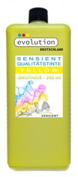 SENSIENT Tinte für Brother LC-900, LC-970, LC-1000 yellow 250 ml - 5000 ml