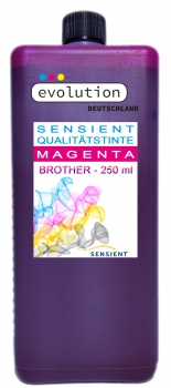 SENSIENT Tinte für Brother LC-1220, LC-1240, LC-1280 XL magenta 250 ml - 5000 ml
