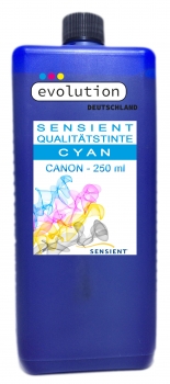 SENSIENT Tinte für Canon BCI-11, BCI-21C cyan 250ml - 5000ml