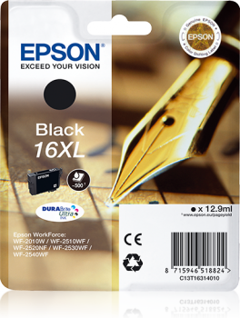 Tinte EPSON no16XL WF2010W/2510WF/2520NF schwarz