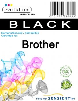 komp. zu brother LC-127XL black