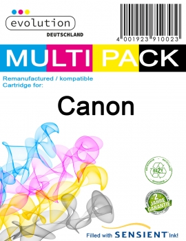 komp. zu Canon PGI-550 CLI-551 MP 4 Multipack