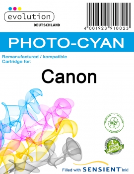 komp. zu Canon PGI-9PC photo-cyan
