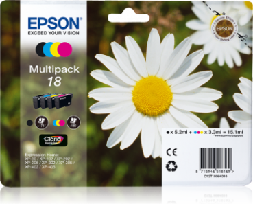 Multipack EPSON no18 XP102/202/205/30 MULTIPACK 4 FARBEN