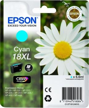 Tinte EPSON no18XL XP102/202/205/30/302 cyan