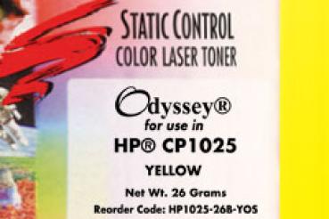 Odyssey® 26g Toner HP® Color Laserjet CP1025 1.000 Seiten bei 5% Deckung Yellow