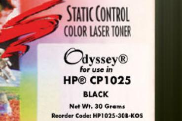 Odyssey® 30g Toner HP® Color Laserjet CP1025  1.200 Seiten bei 5% Deckung Black