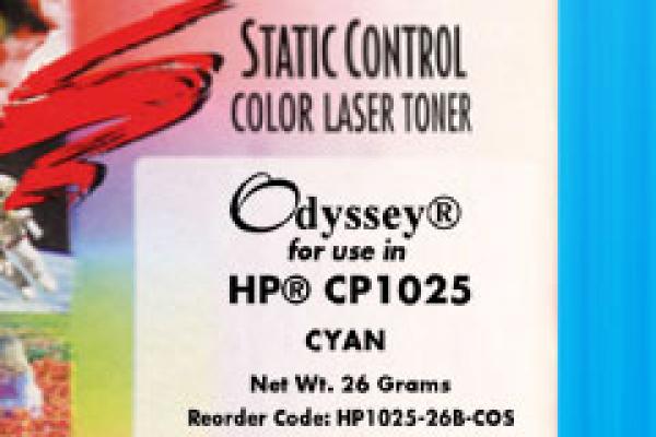 Odyssey® 26g Toner HP® Color Laserjet CP1025 1.000 Seiten bei 5% Deckung Cyan
